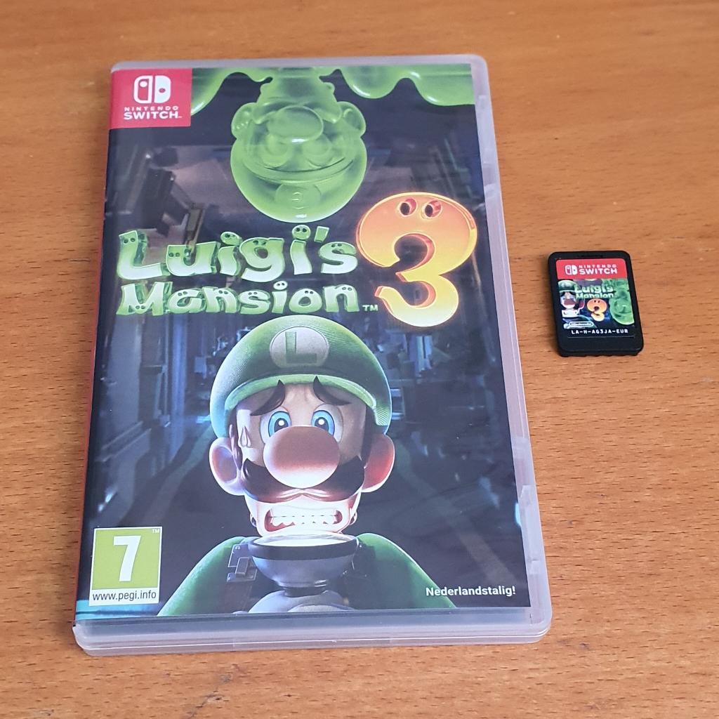 SWITCH | Luigi's Mansion 3, Spelcomputers en Games, Games | Nintendo Switch, Gebruikt, Avontuur en Actie, 1 speler, Vanaf 7 jaar