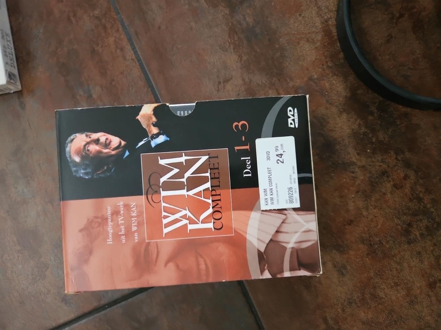 Wim Kan Compleet Deel 1-3 DVD Boxset, Cd's en Dvd's, Gebruikt, Alle leeftijden, Nederlands, Inclusief doosje