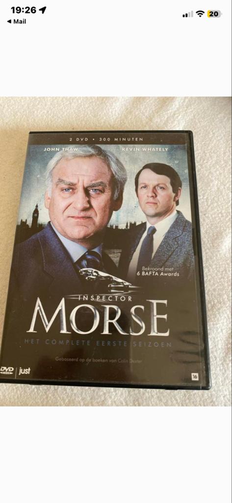 Inspector Morse - Het complete eerste seizoen (DVD), Vanaf 12 jaar, Ophalen of Verzenden, Gebruikt