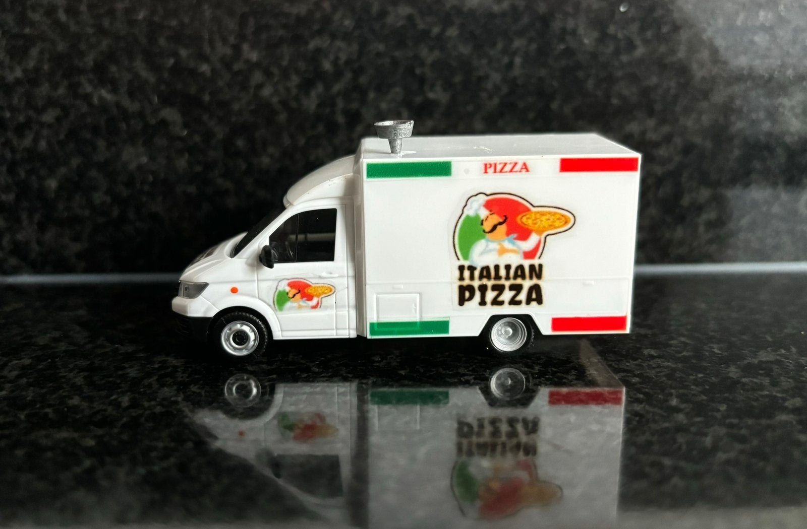 Decals transfer logo set italian pizza foodtruck kraam 1:87, Verzenden, Nieuw