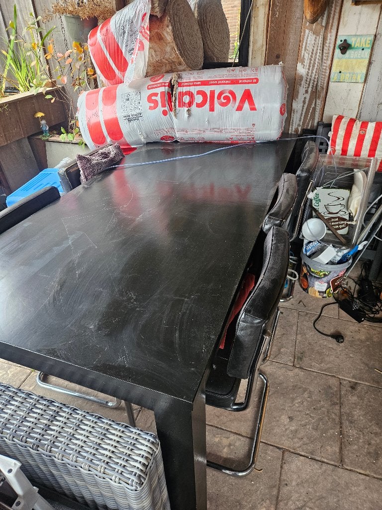 Tafel stoellen gratis, Ophalen, Gebruikt, 200 cm of meer, 50 tot 100 cm