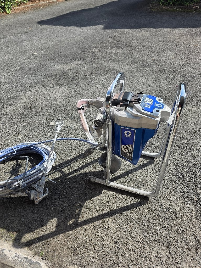 Graco GX 21 elektrisch airless spuittoestel, Ophalen, Gebruikt, Verfspuit of Verfpomp