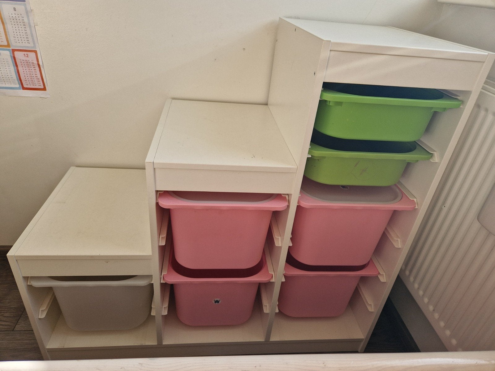 IKEA Trofast opbergcombinatie met bakken en deksels, Ophalen, Gebruikt, 75 tot 100 cm, Minder dan 50 cm