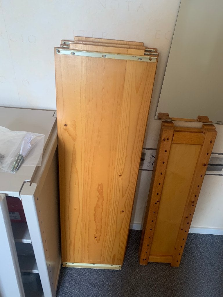 Wedeka stellingkast planken, Ophalen, Gebruikt