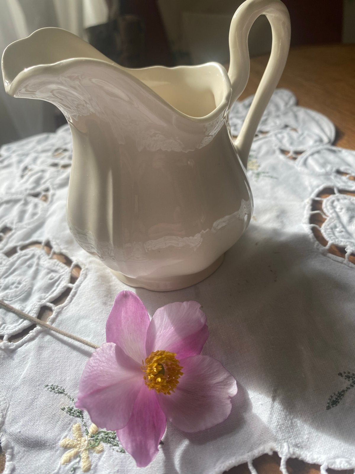 Wedgwood Queen's Ware Queen's Plain Melkkannetje, Ophalen of Verzenden
