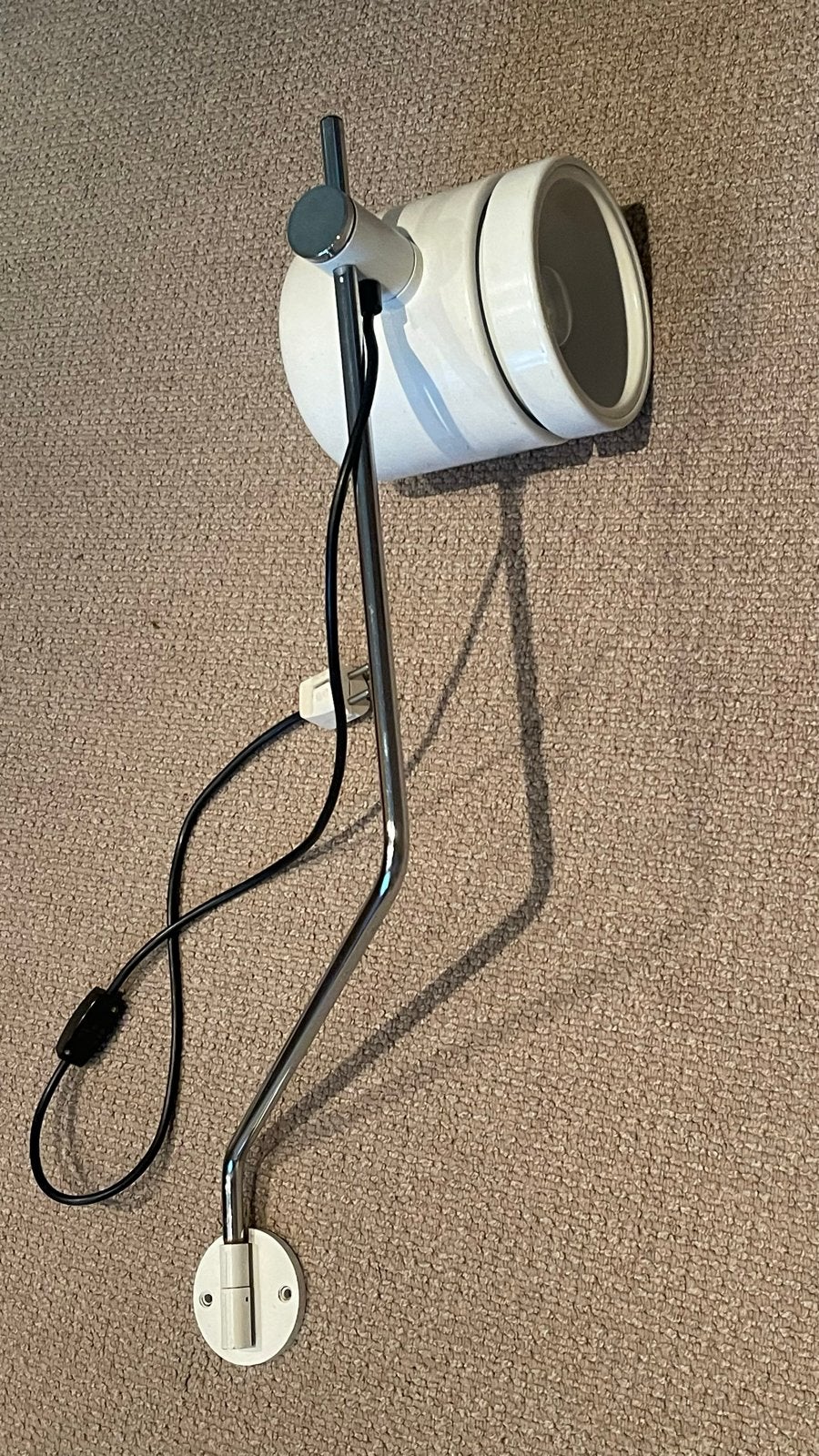 Vintage DORIA LEUCHTEN Elbow Wandlamp Wilhelm Braun-Feldweg, Ophalen of Verzenden