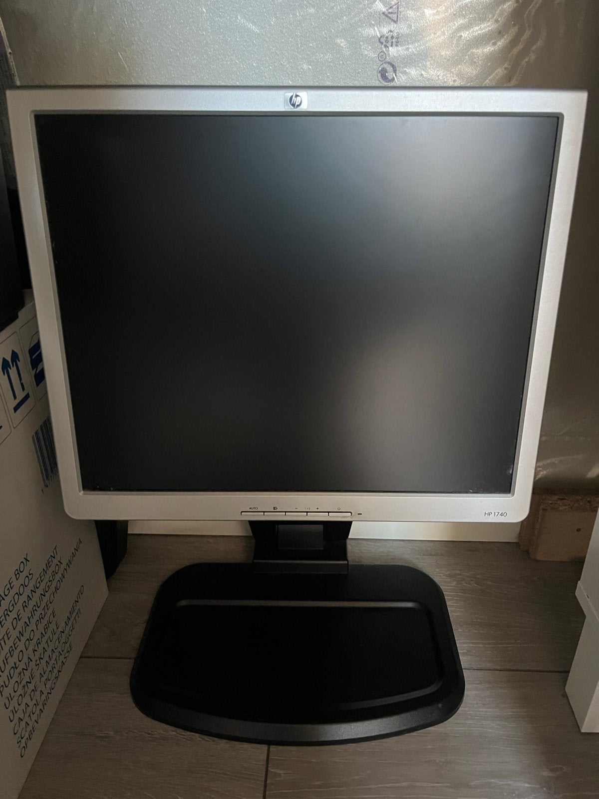 HP 1740 Monitor - 17 inch LCD Scherm, Computers en Software, Monitoren, Ophalen of Verzenden, Onbekend, LED, 60 Hz of minder