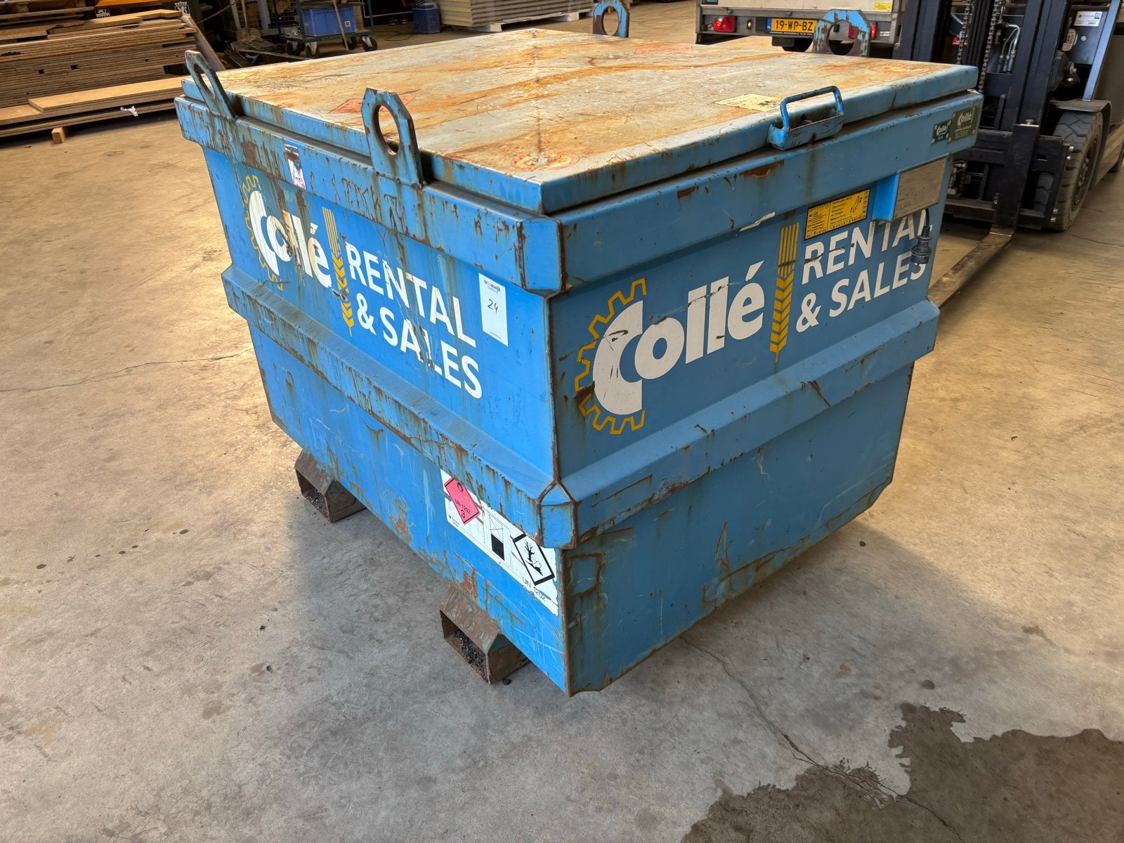 Tolsma Tankbouw BV Mobiele Dieseltank 1000L, Ophalen