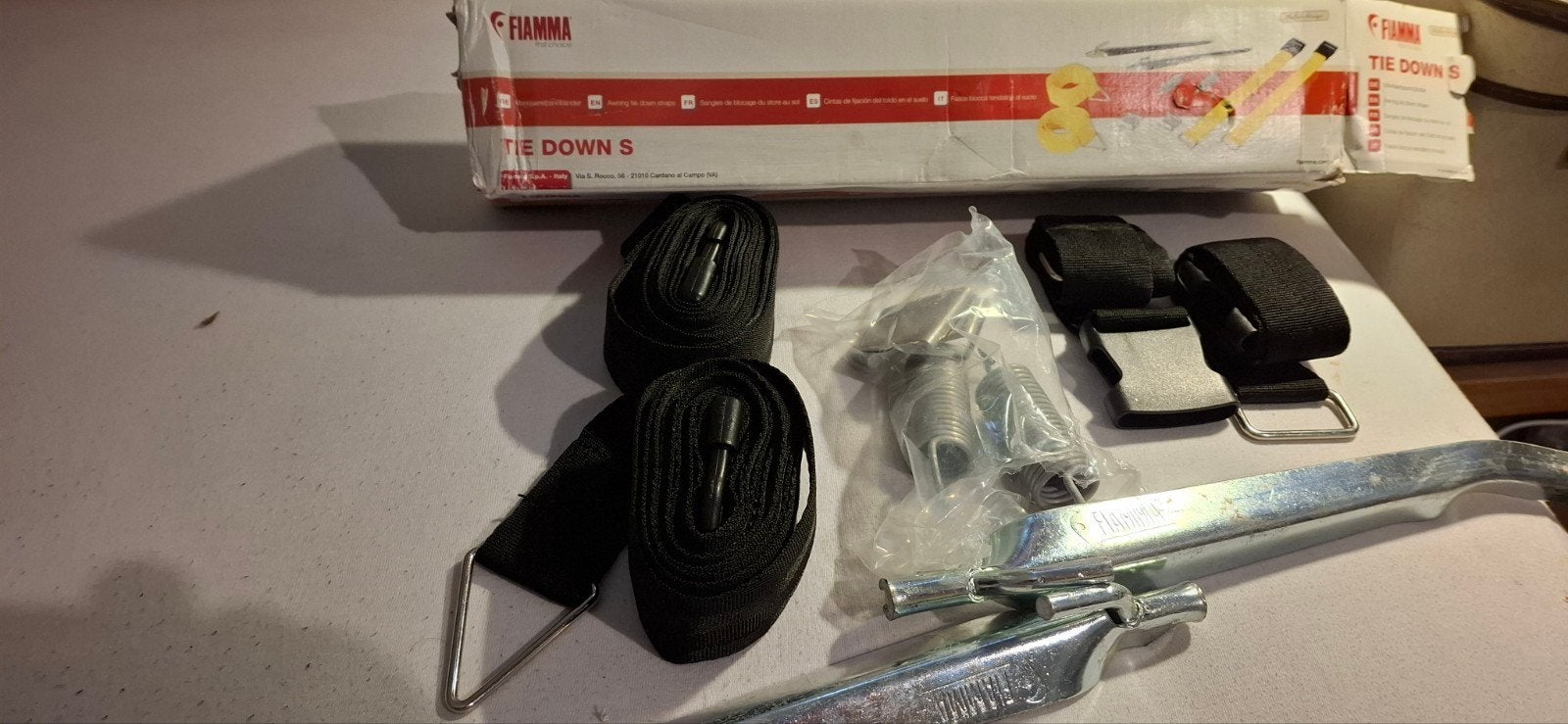 Fiamma Tie Down S stormbanden set voor luifel, Ophalen, Nieuw