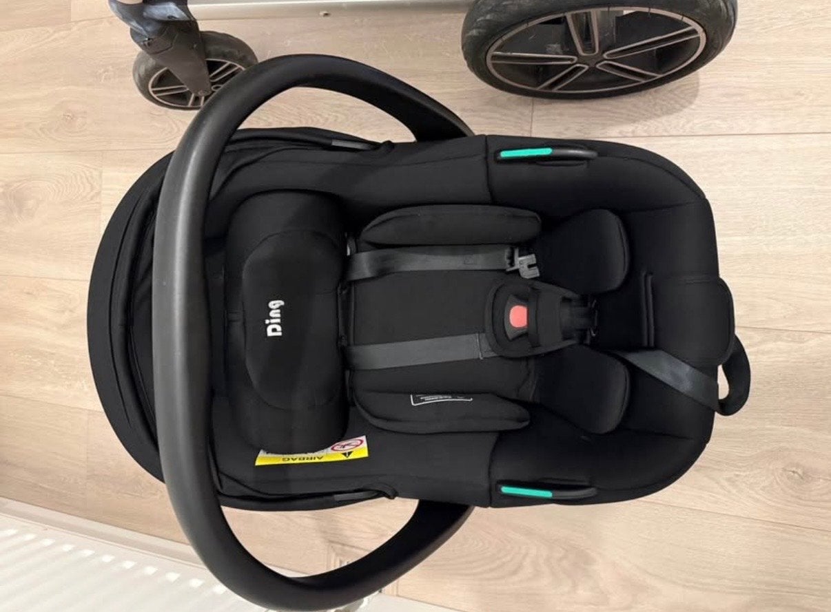 Ding autostoel - Zwart, zo goed als nieuw, Overige merken, Autogordel, Zo goed als nieuw, 0 t/m 13 kg