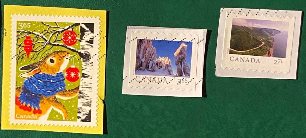 Postzegels Canada gestempeld, onafgeweekt -mail uw keuze+bod, Ophalen of Verzenden, Gestempeld, Noord-Amerika