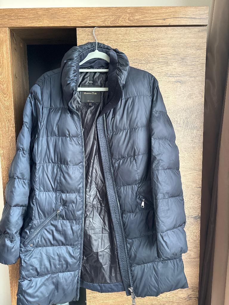 Dames jas Massimo Dutti maat L, Ophalen of Verzenden, Zo goed als nieuw, Maat 42/44 (L), Blauw