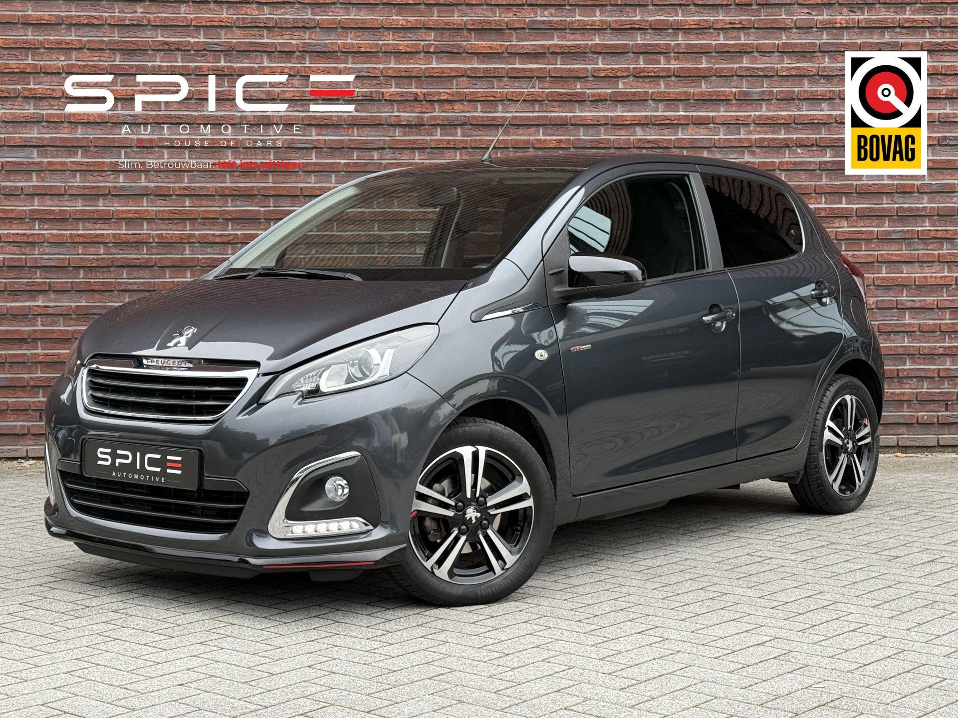 Peugeot 108 1.0 e-VTi GT-Line Lederen bekleding Uniek!, Auto's, Voorwielaandrijving, Gebruikt, 4 stoelen, Verwarmde buitenspiegels