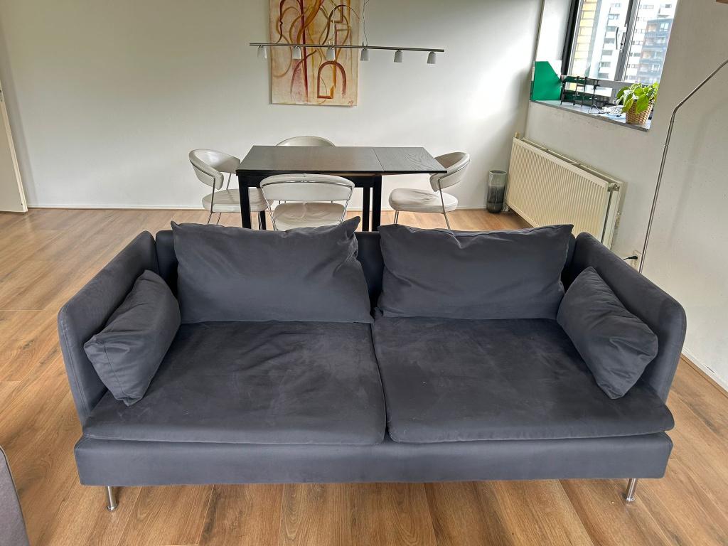 IKEA SÖDERHAMN donkergrijze bank, Huis en Inrichting, Banken | Bankstellen, Ophalen, Gebruikt, 150 tot 200 cm, Tweepersoons