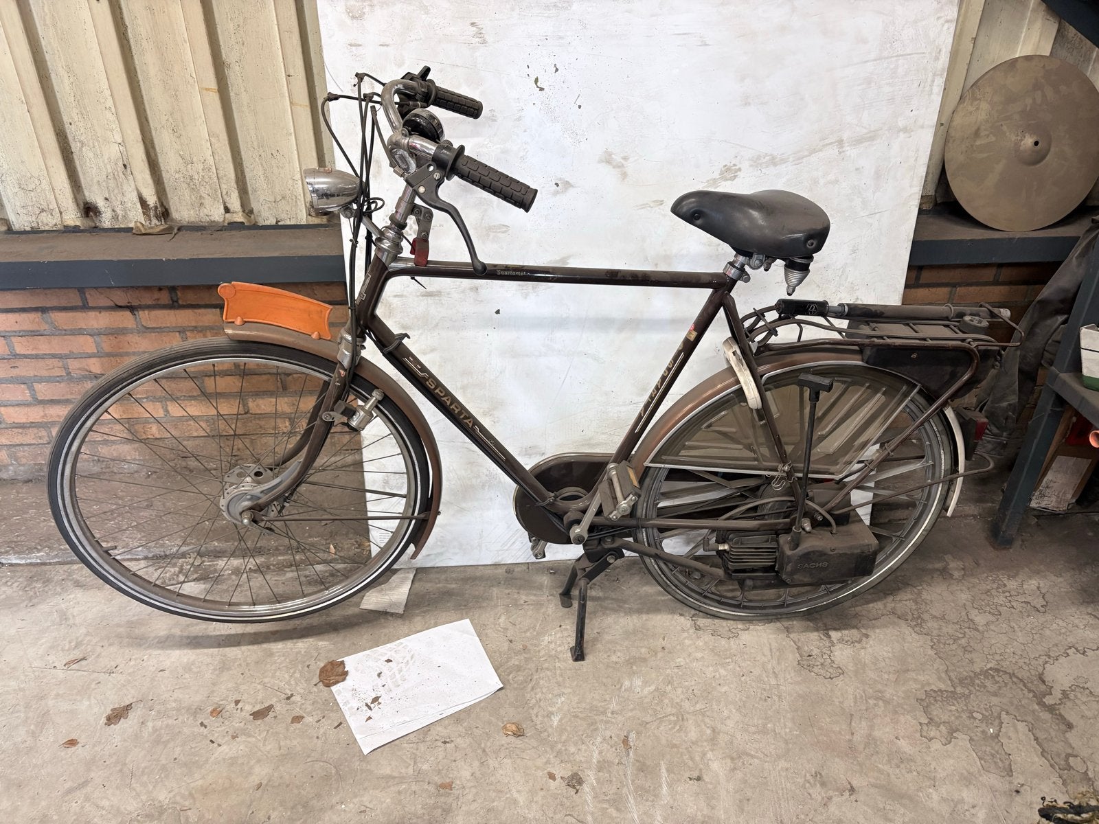 Originele Spartamet - Klassieke Motorfiets oldtimer, Fietsen en Brommers, Ophalen, Gebruikt