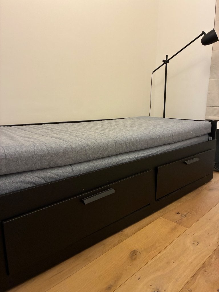 BRIMNES Daybed with storage, Ophalen, Gebruikt, BRIMNES, Bruin