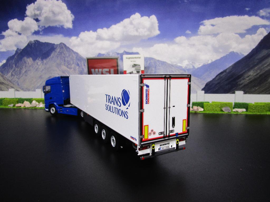 Wsi 01-4257 Trans Solutions , Daf XG, Hobby en Vrije tijd, Modelauto's | 1:50, Ophalen, Nieuw, Bus of Vrachtwagen, Wsi