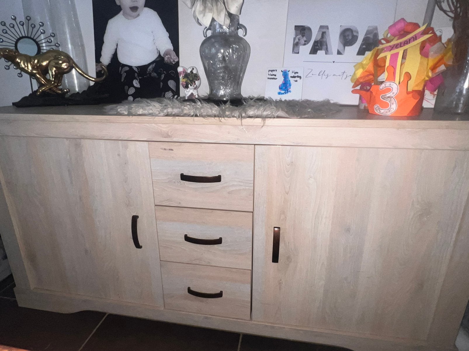 Meubels gratis afhalen!, Ophalen, 150 tot 200 cm, Met lade(s), Eikenhout