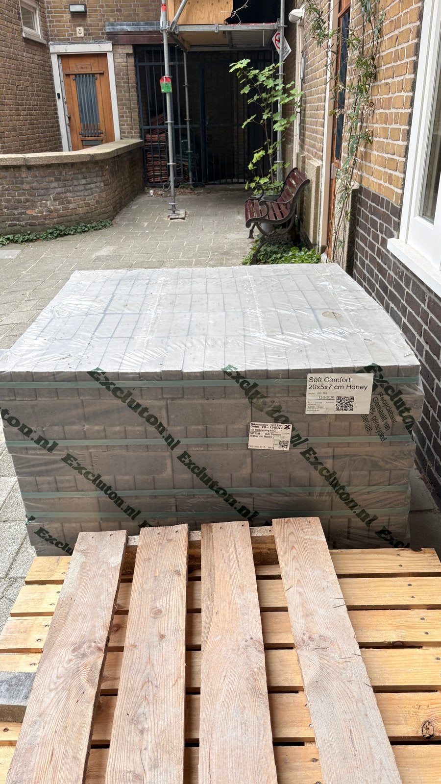 Nieuwe Soft Comfort Honey Klinkers/waaltjes 20x5x7 cm, Ophalen, Klinkers, Nieuw, 10 m² of meer