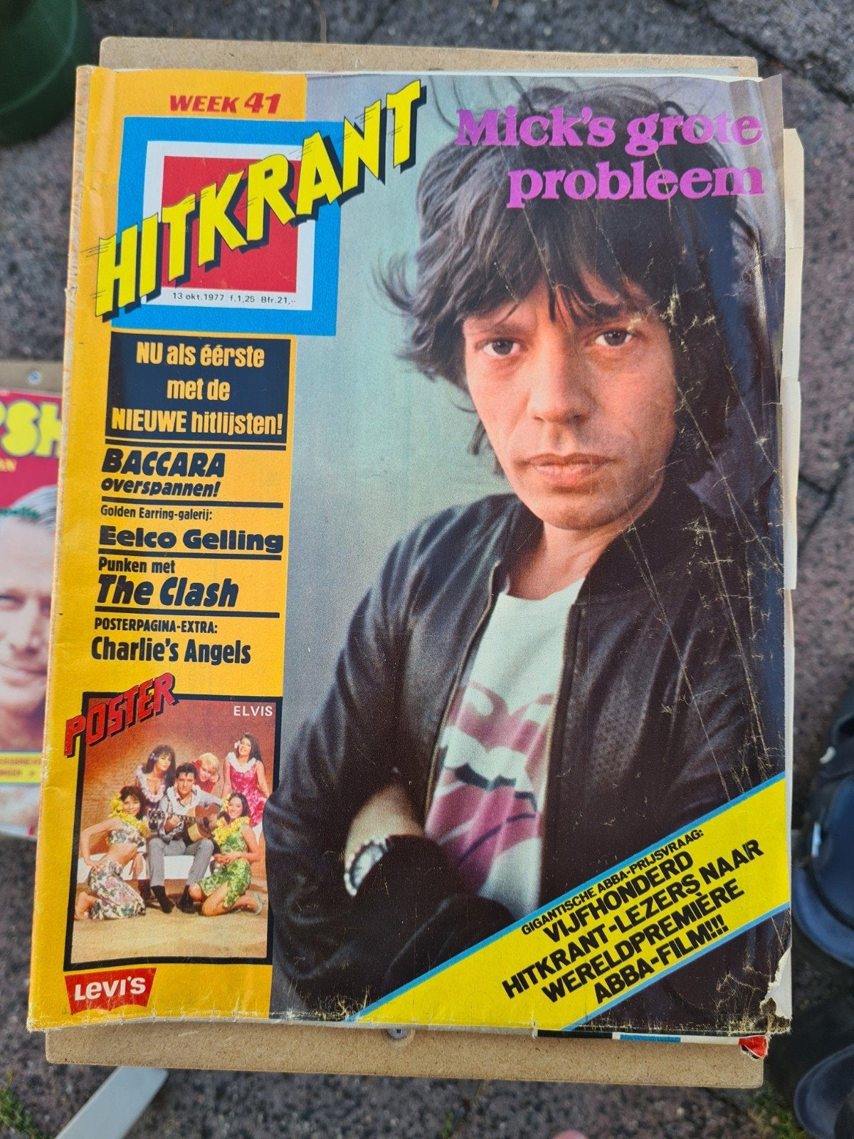oude HITKRANT 1977 week 41, Ophalen of Verzenden, 1960 tot 1980, Nederland, Tijdschrift