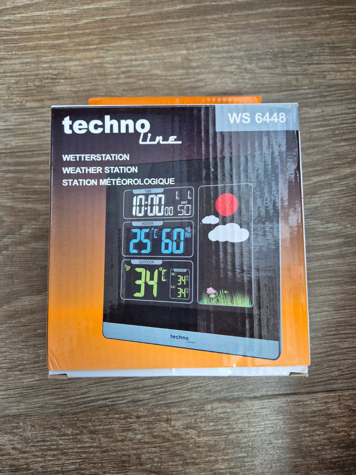Techno Line WS 6448 weerstation, Ophalen of Verzenden, Nieuw, Weerstation