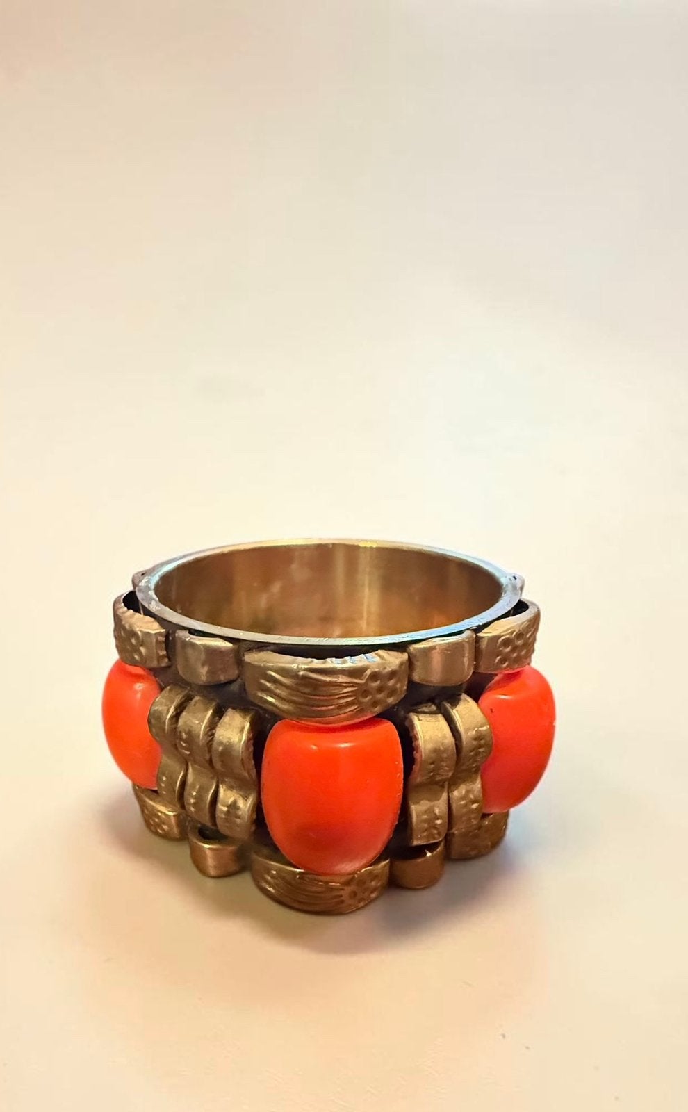 Vintage armband, Ophalen of Verzenden, Gebruikt, Goud, Staal