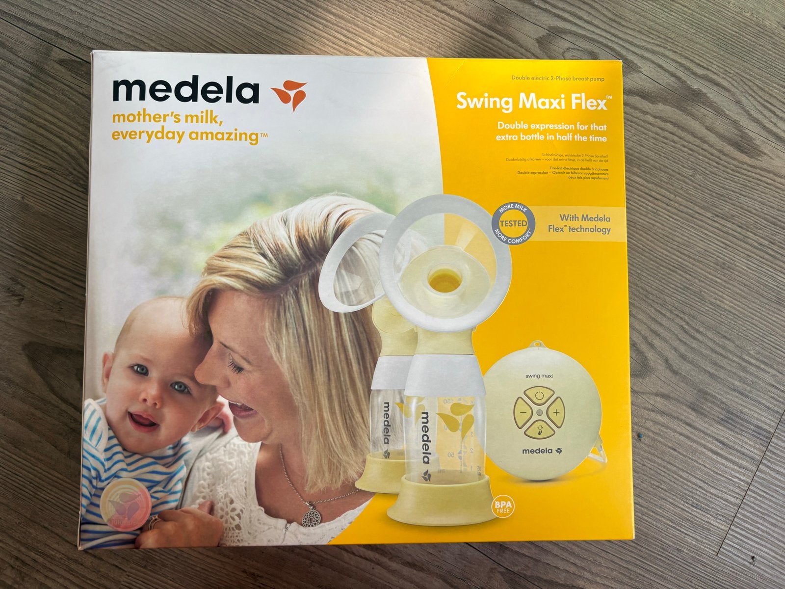Medela Swing Maxi Flex dubbele elektrische borstkolf, Ophalen of Verzenden, Zo goed als nieuw, Borstkolf
