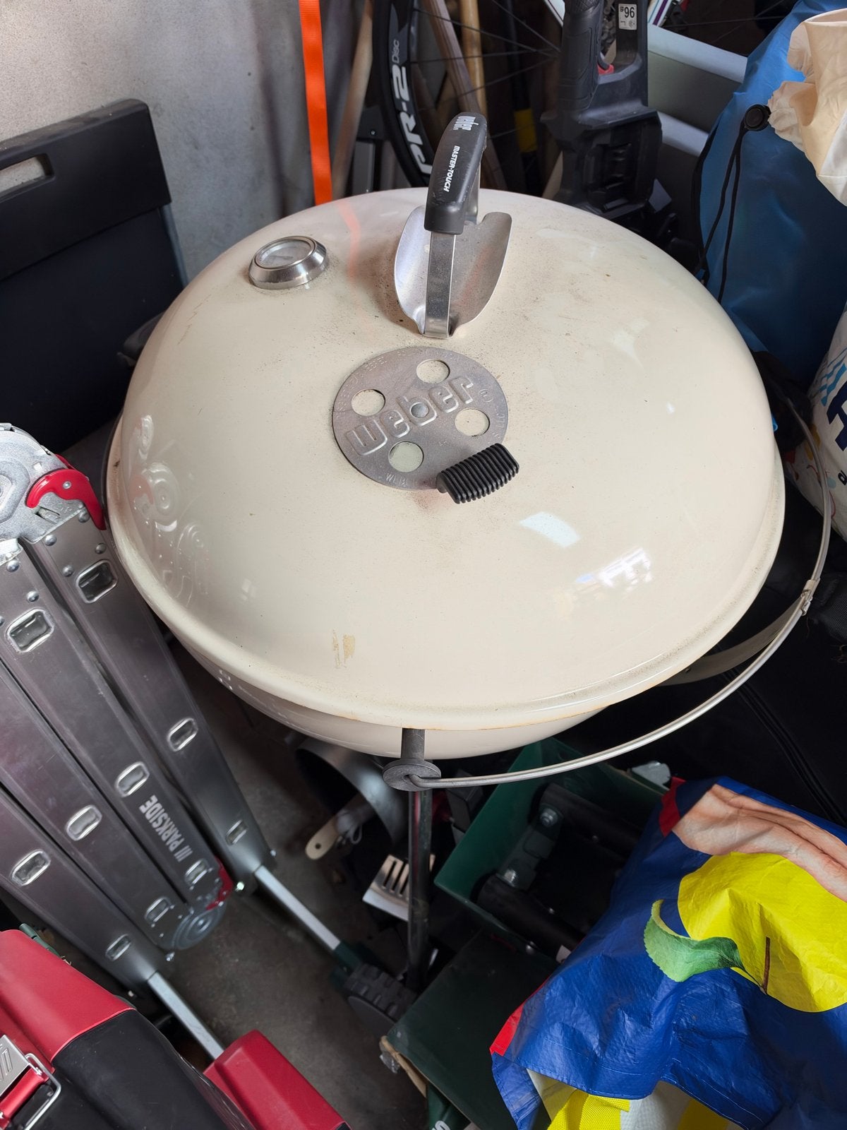 Weber BBQ Master Touch 57 cm met uitgebreide accessoires, Tuin en Terras, Ophalen, Gebruikt