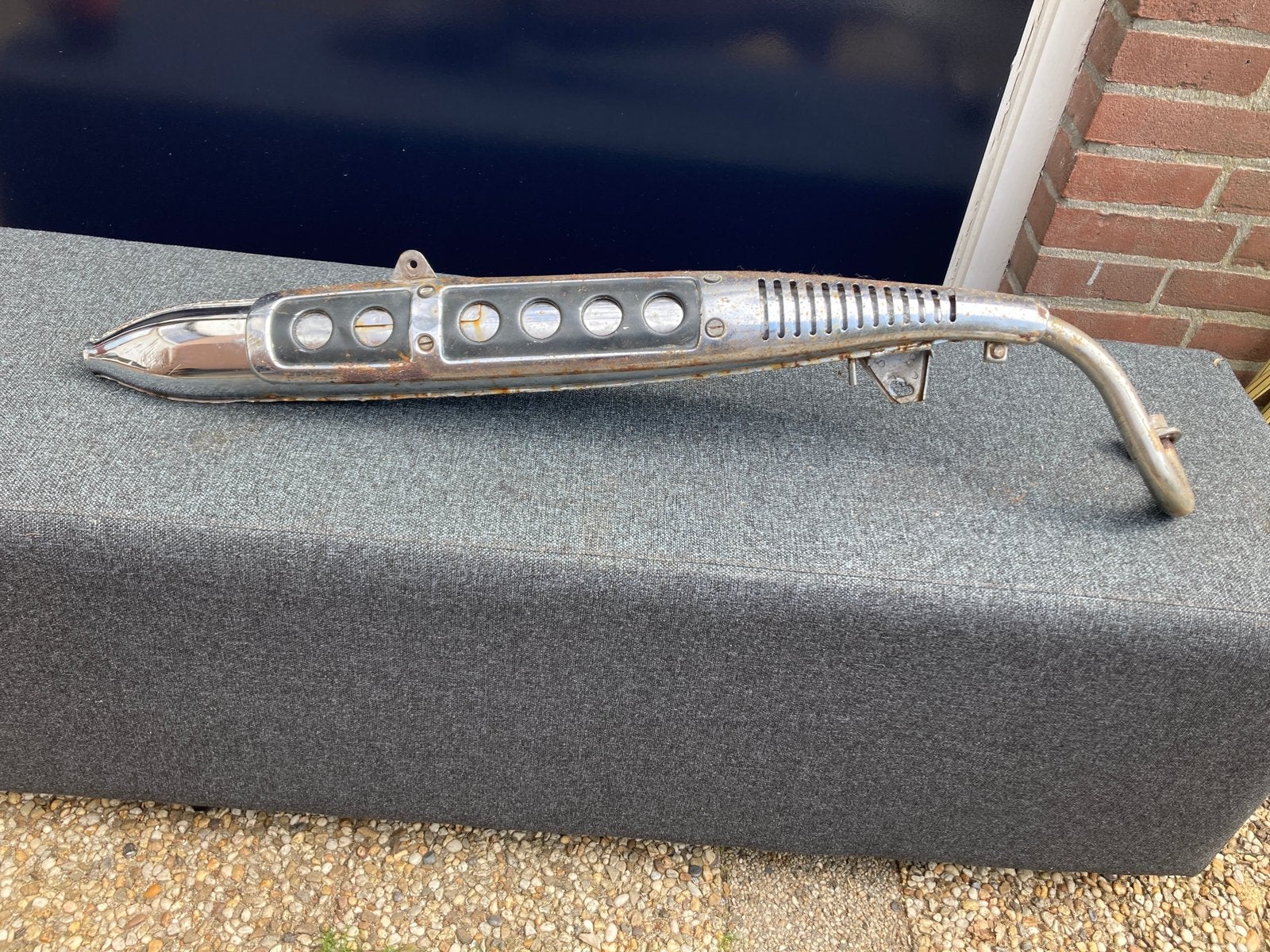 Originele Hoge UITLAAT Honda ss50 cd50 c50 4takt, Ophalen of Verzenden, Zo goed als nieuw, Uitlaat, Overige merken