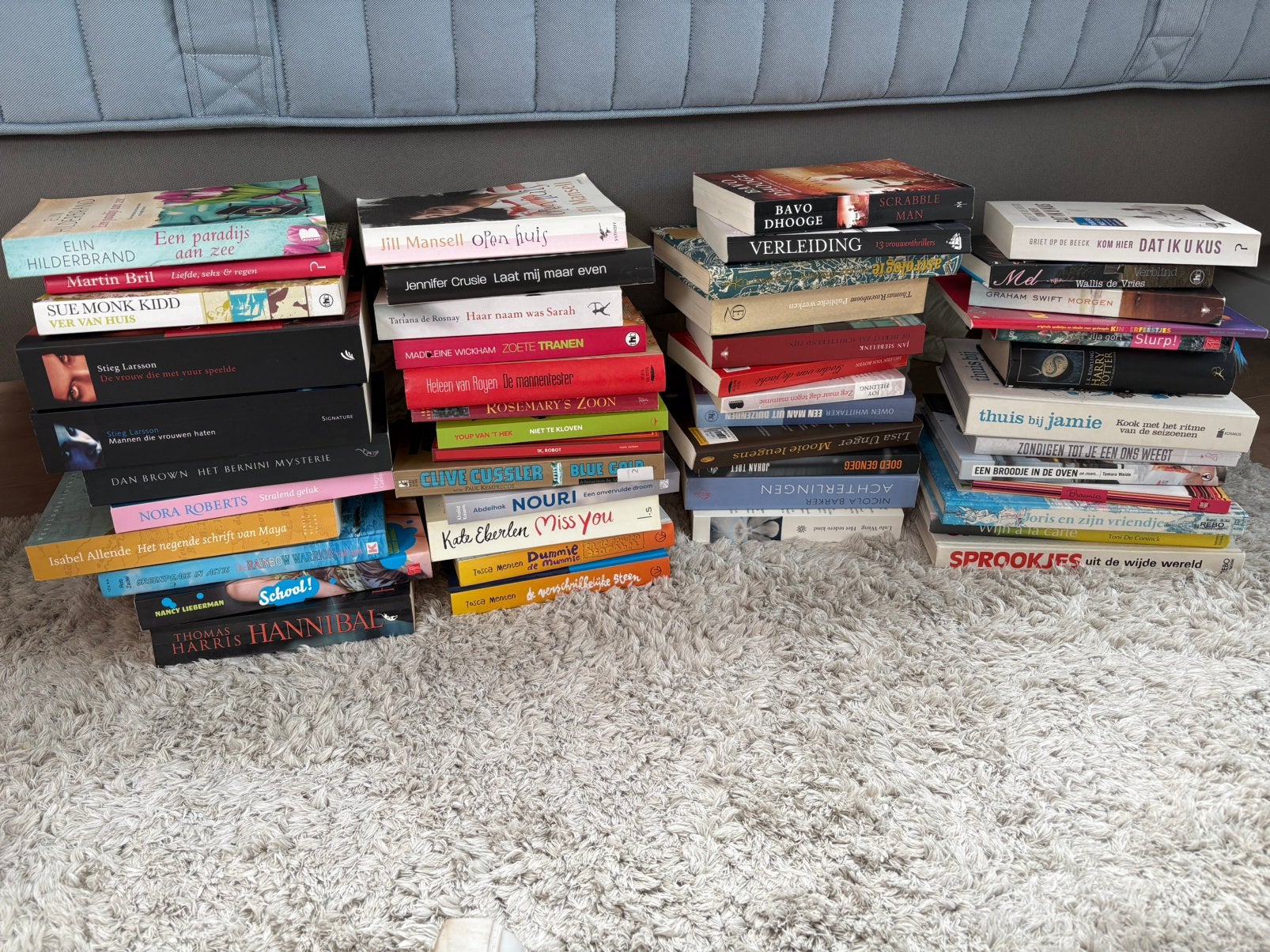 50 boeken diverse titels en genres - xie tekst, Ophalen, Zo goed als nieuw