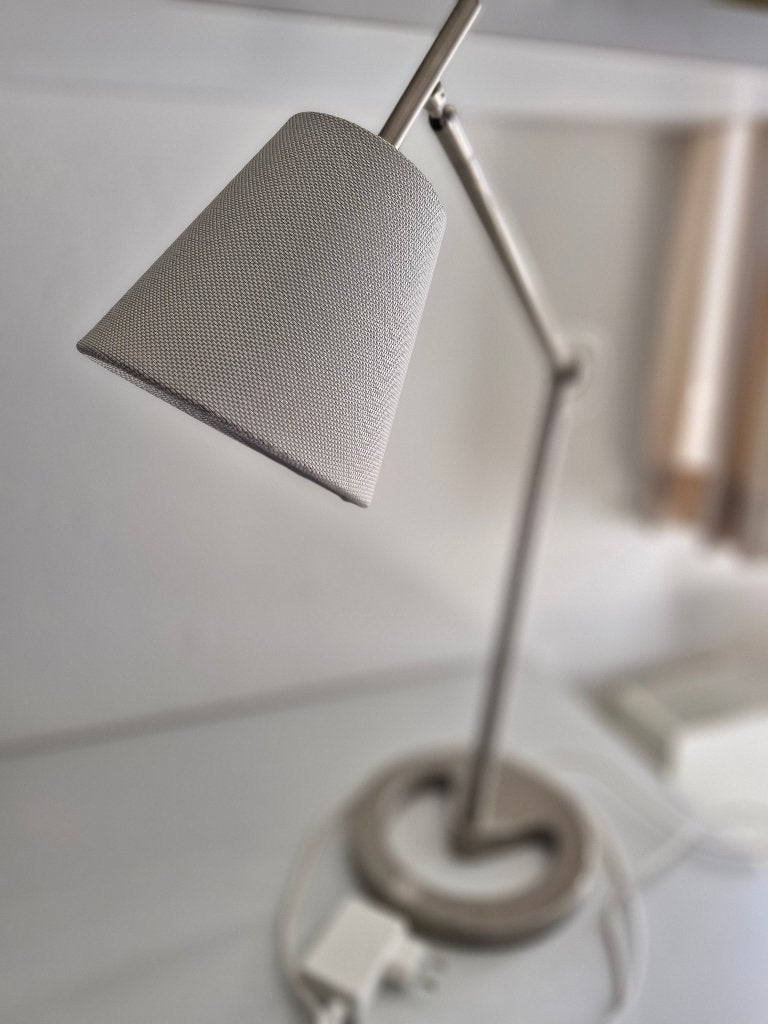 Schemerlamp verstelbaar, Beige, Verstelbaar, 60 cm, Ophalen of Verzenden