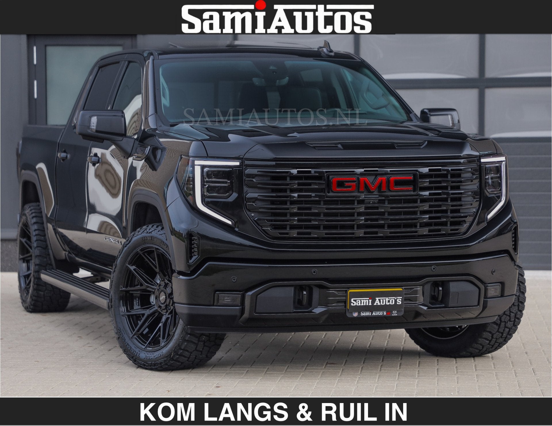 GMC Sierra BLACK OPS | DENALI 6.2 V8 426PK Full Option | €, Automaat, Dealer onderhouden, Met garantie (alle), 426 pk