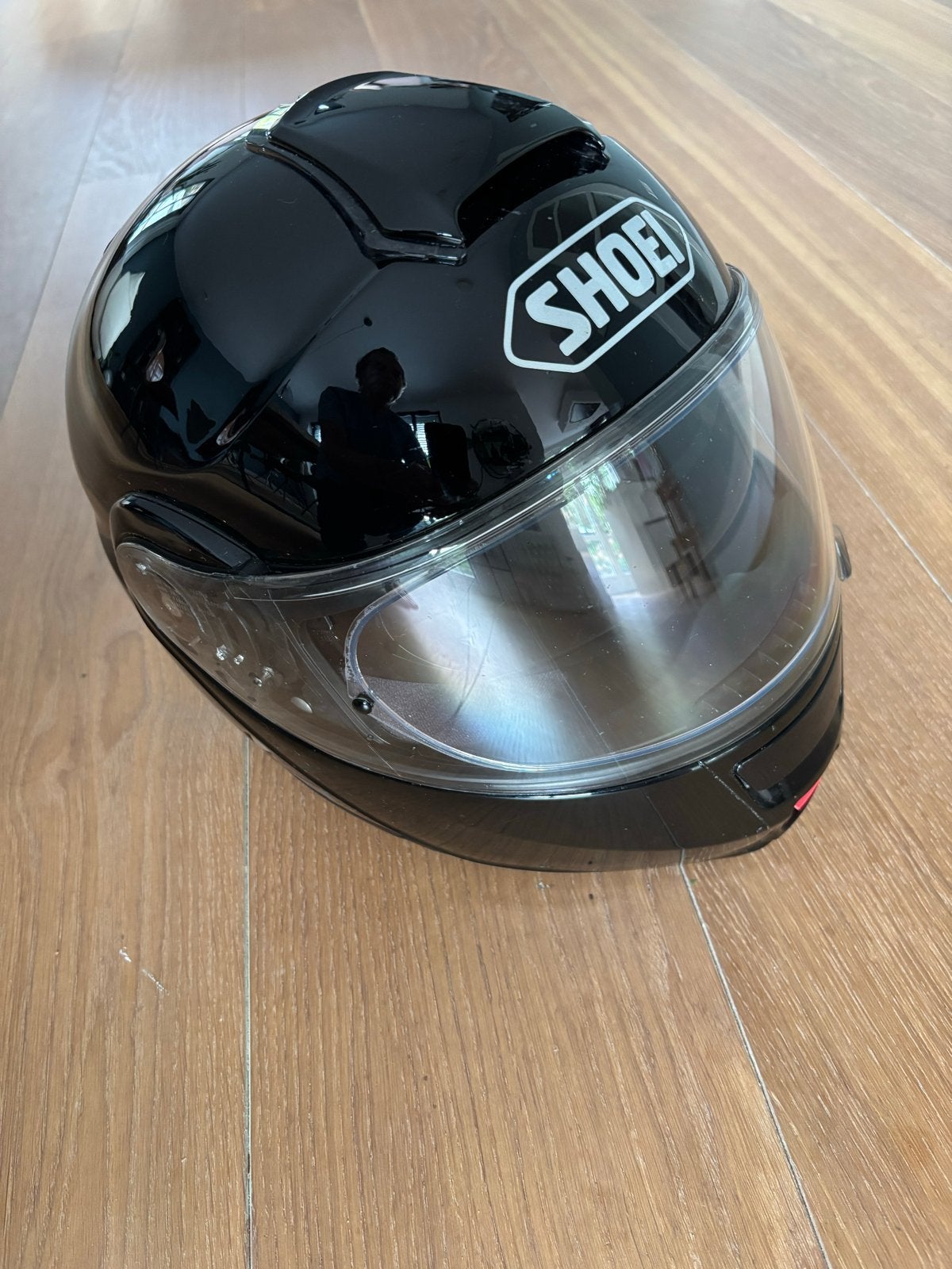 Shoei Neotec motorhelm XS met Sena Bluetooth intercom, Ophalen, XS, Systeemhelm, Shoei