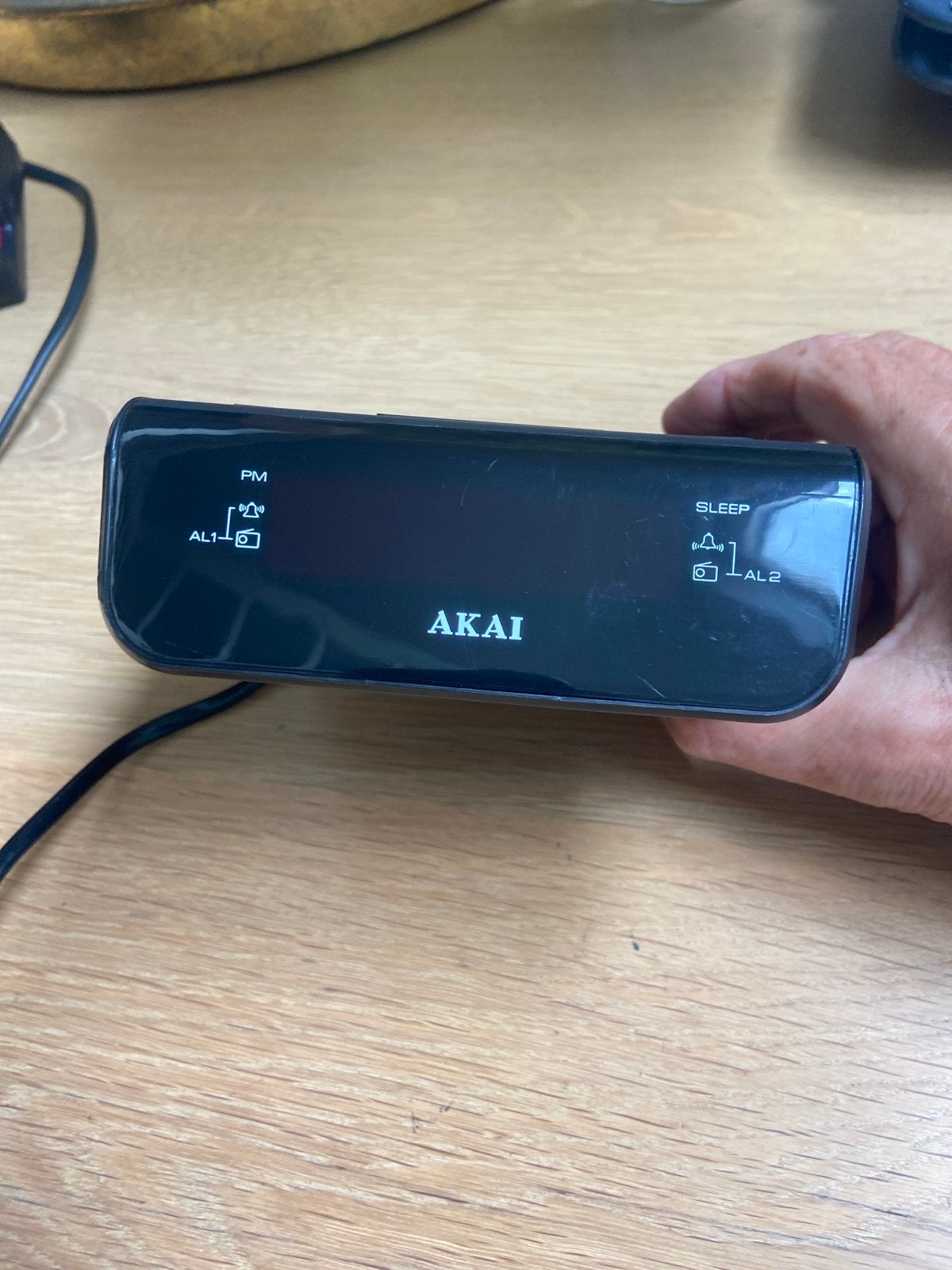 AKAI FM PLL Wekker Radio AR106, Ophalen, Gebruikt, Digitaal