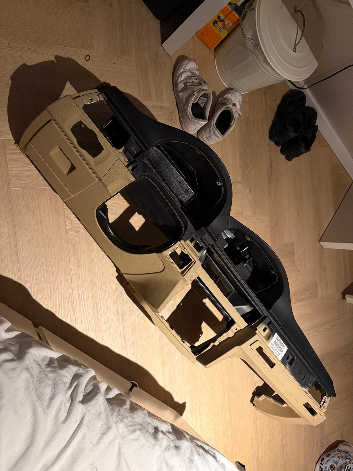 BMW E90, E91, E92 Dashboard Beige Zwart, Ophalen, Gebruikt, BMW