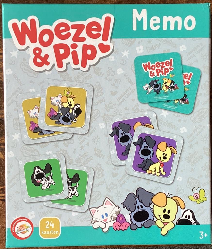 Woezel en Pip memory – spel – 24 kaarten, Ophalen of Verzenden, Zo goed als nieuw