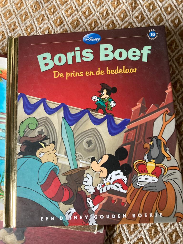 Boris Boef: De prins en de bedelaar - Disney Gouden Boekje, Ophalen of Verzenden, Zo goed als nieuw, Sprookjes
