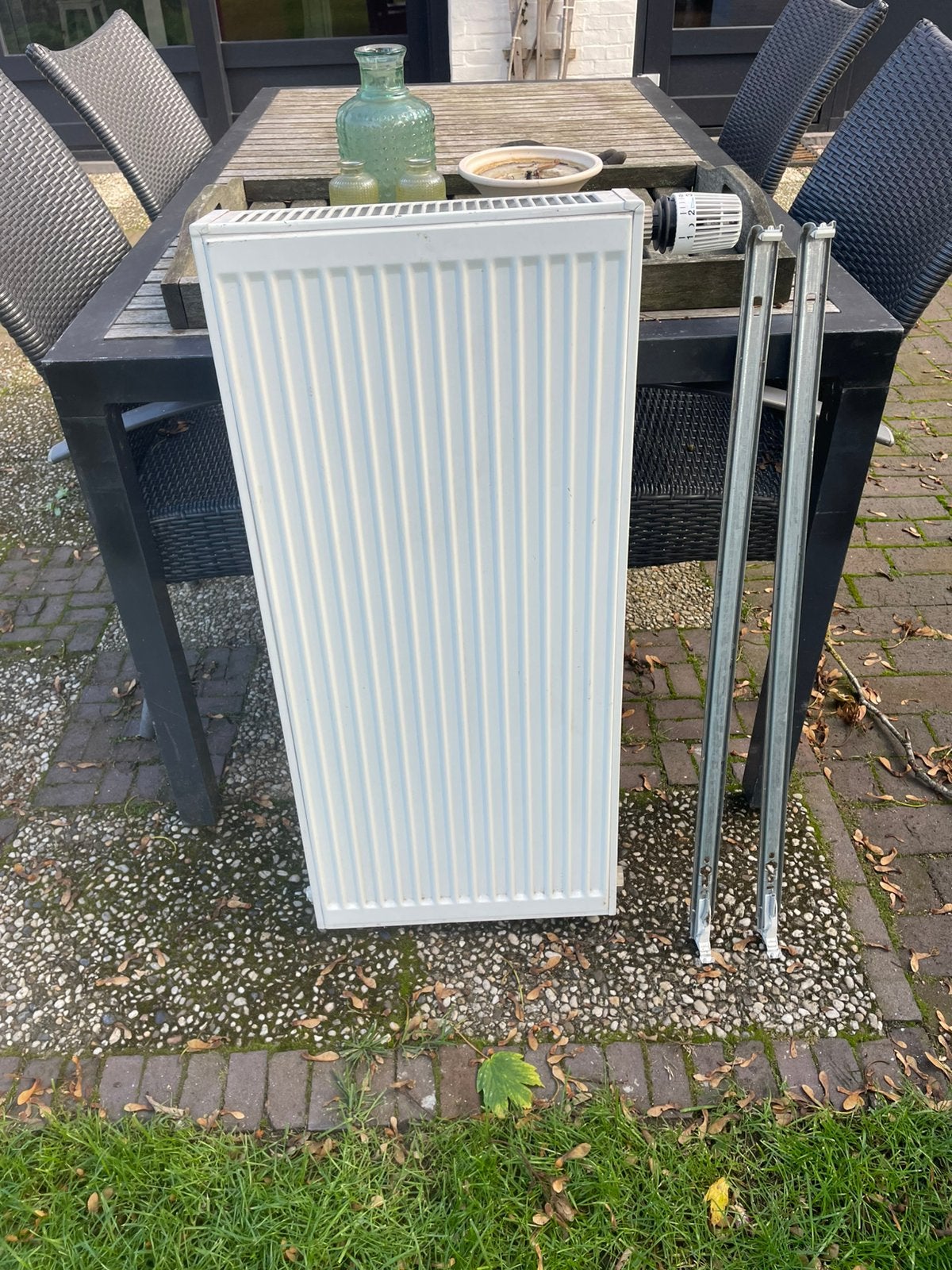 Radiator dubbelplaats 40x90 cm, Ophalen, Gebruikt, Radiator, Minder dan 60 cm