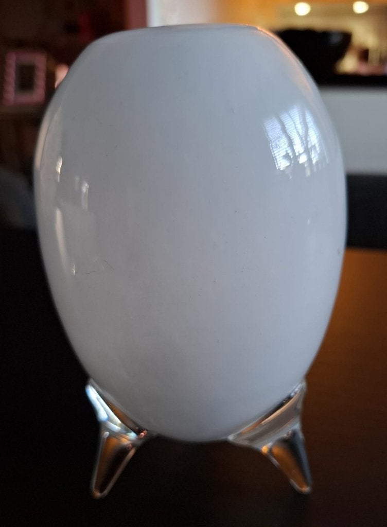 Leuk cadeau! Mooie witte vaas.Dutz, Ophalen, Wit, 15 cm, Glas