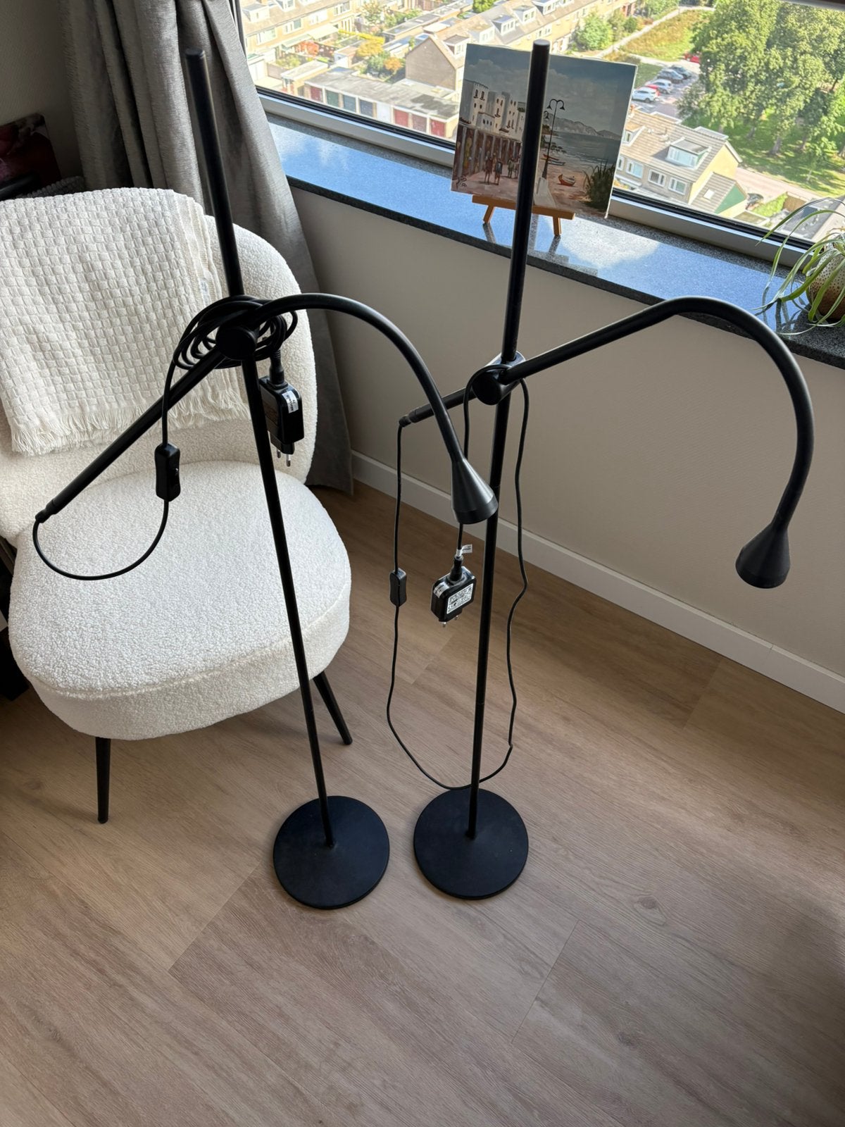 2 vloerspotjes Ikea, Huis en Inrichting, Ophalen, Gebruikt, Minder dan 100 cm