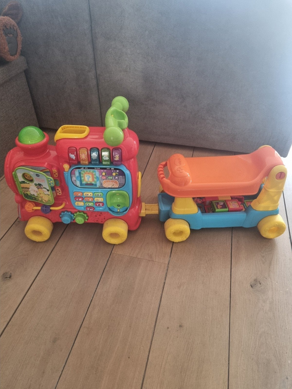 Speelgoed trein, Kinderen en Baby's, Speelgoed | Vtech, Ophalen, Zo goed als nieuw, 6 maanden tot 2 jaar
