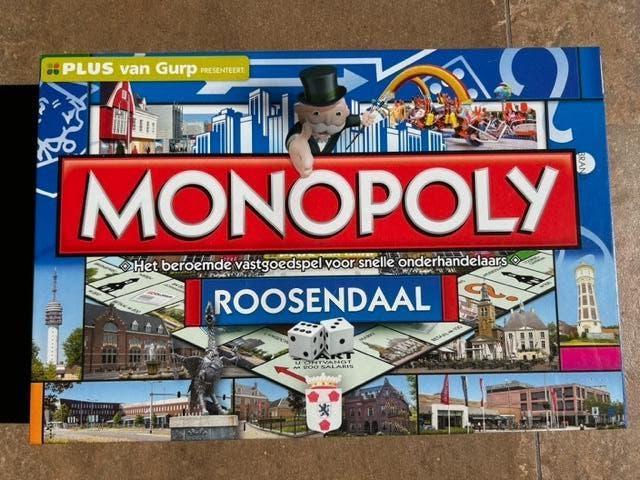 Monopoly spel limited edition Roosendaal, Vijf spelers of meer, Ophalen of Verzenden, Zo goed als nieuw