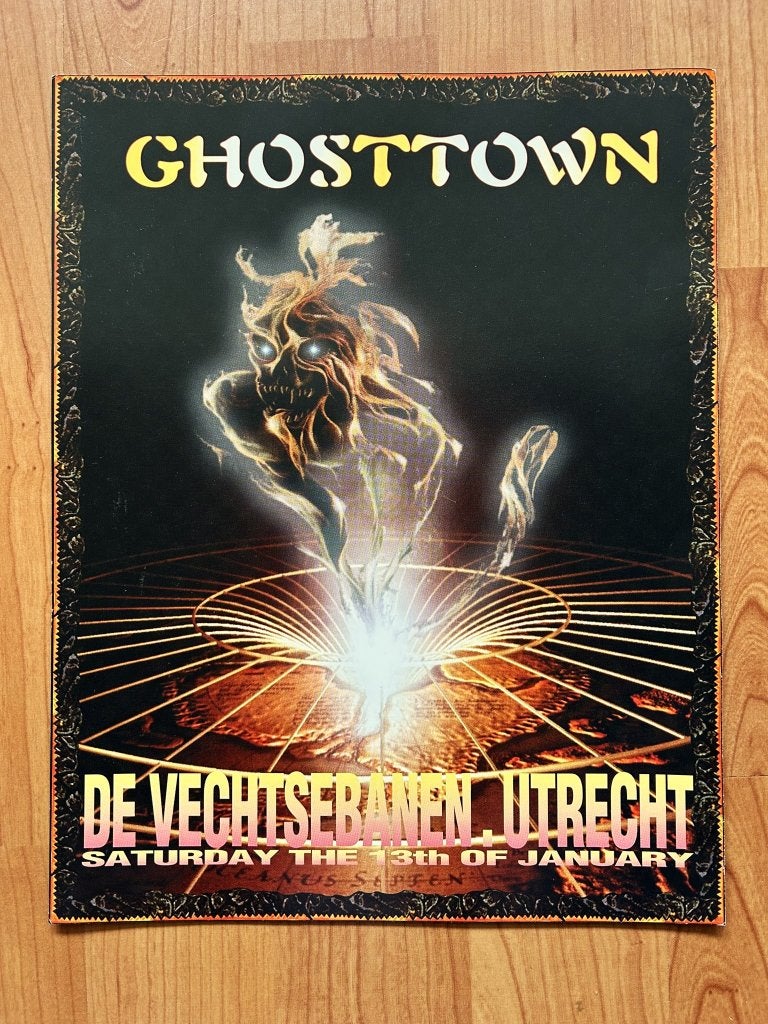 Houseflyer Houseparty Ghosttown De Vechtsebanen Utrecht, Ophalen, Zo goed als nieuw, Overige typen