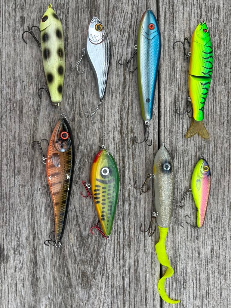 Jerkbaits, Watersport en Boten, Hengelsport | Roofvissen, Verzenden, Zo goed als nieuw, Overige typen