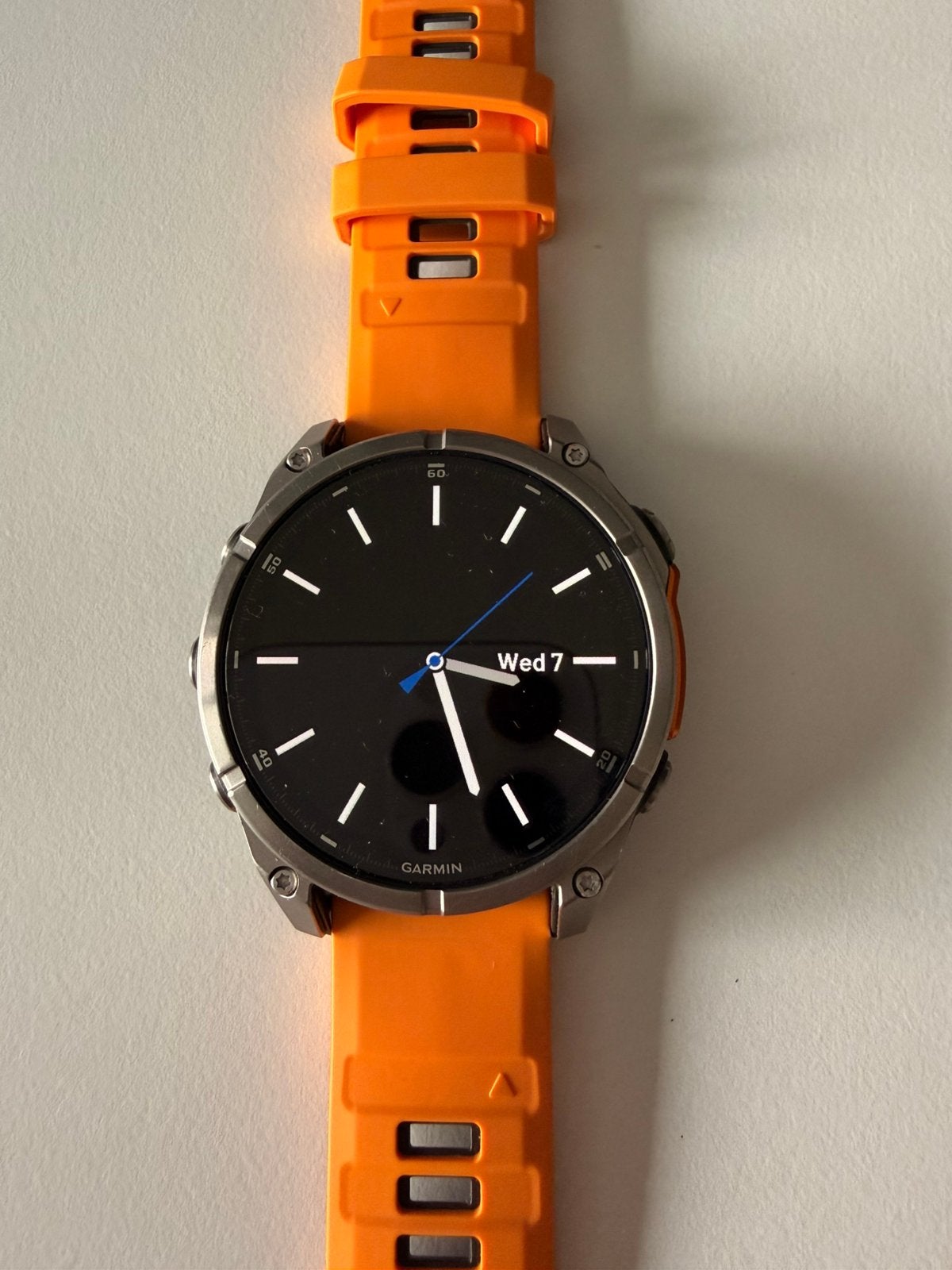 Garmin Fenix 8 – 47 mm AMOLED Sapphire Titanium Smartwatch, Afstand, Ophalen of Verzenden, Zo goed als nieuw, Waterdicht
