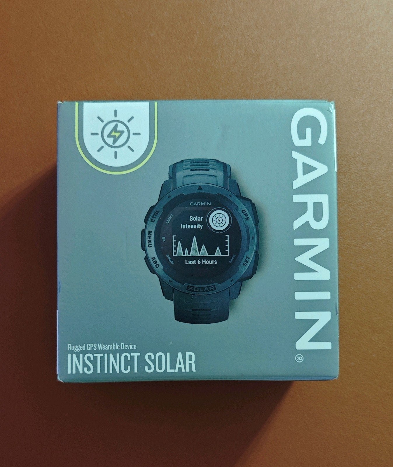 Garmin Instinct Solar GPS Smartwatch Zwart, Gebruikt, GPS, Zwart, Garmin
