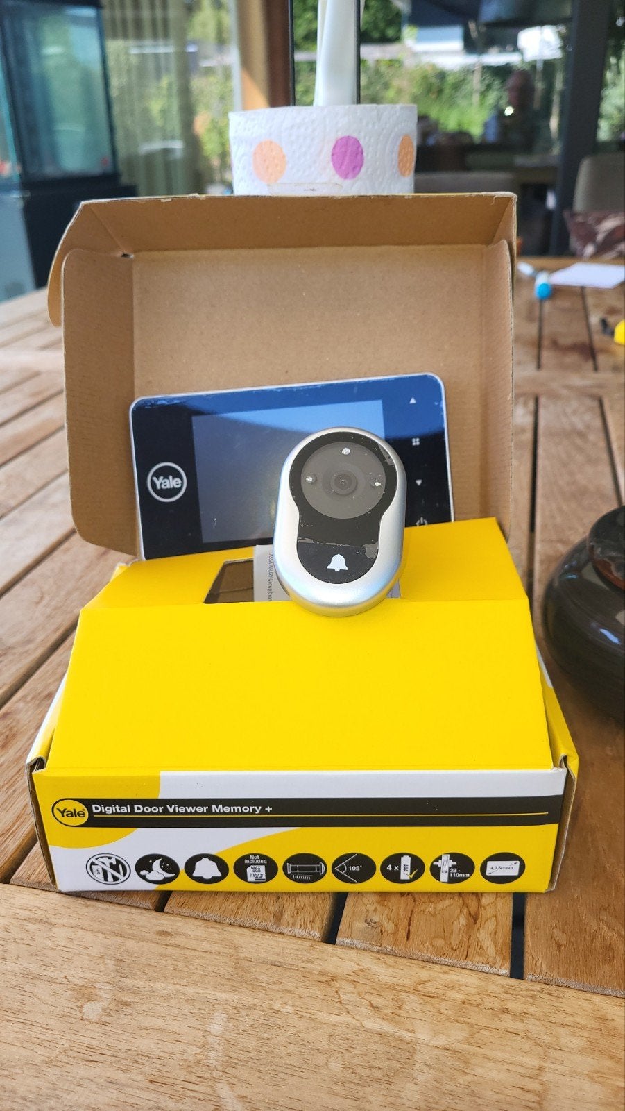 Yale Digitale Deurspion met Geheugen - Nieuw in Doos, Ophalen of Verzenden, Nieuw, Overige typen, Overige soorten