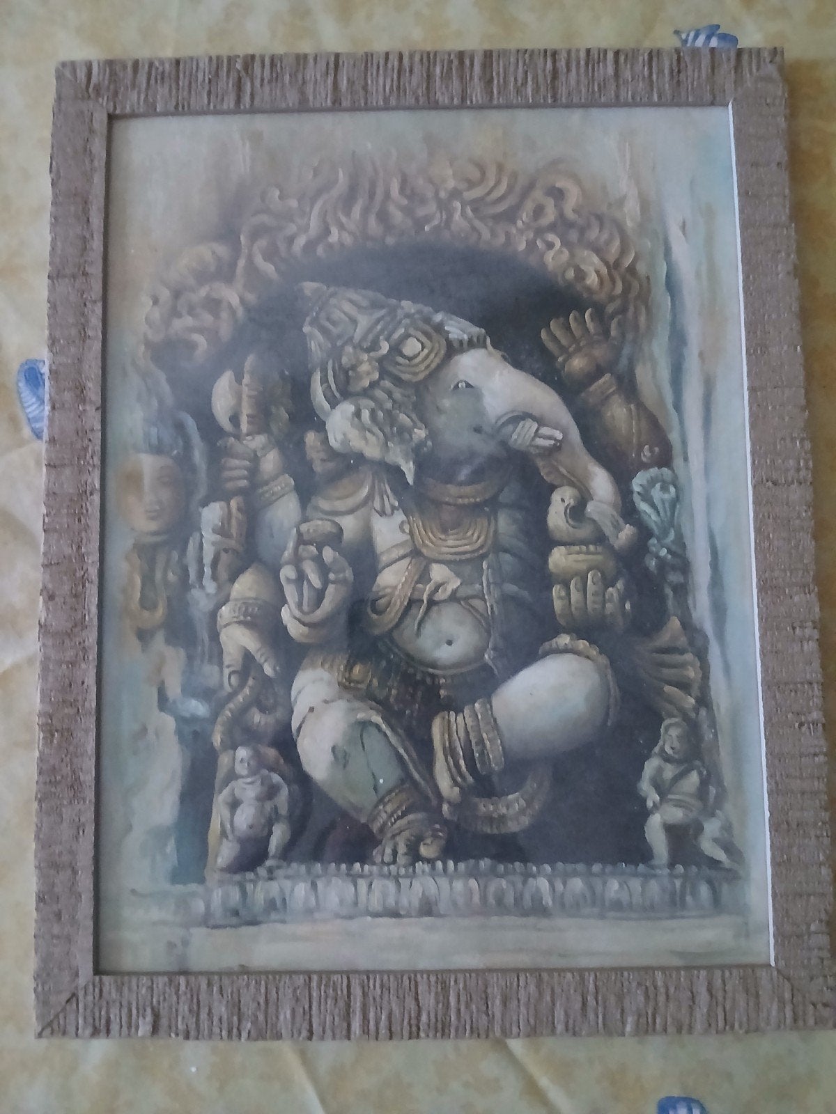 Ganesha tempel boedha hindoe, Antiek en Kunst, Ophalen of Verzenden