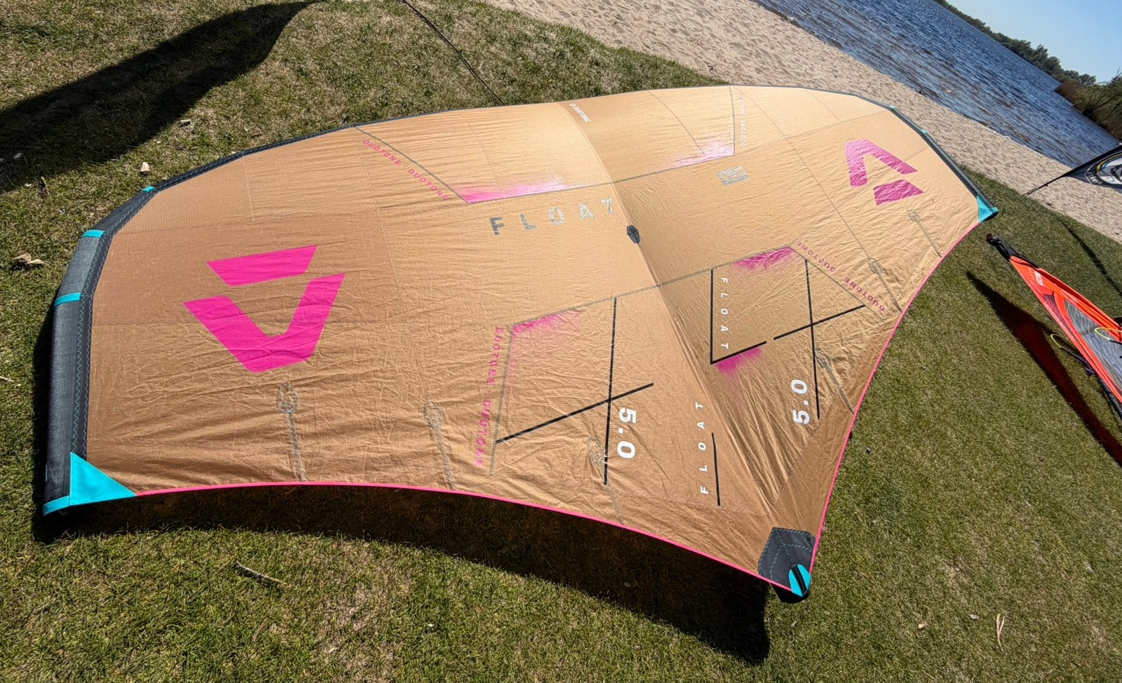 Duotone Float SLS 5meter nieuwstaat, Watersport en Boten, Wingsurfen, Ophalen, Zo goed als nieuw, Wingsurf-wing
