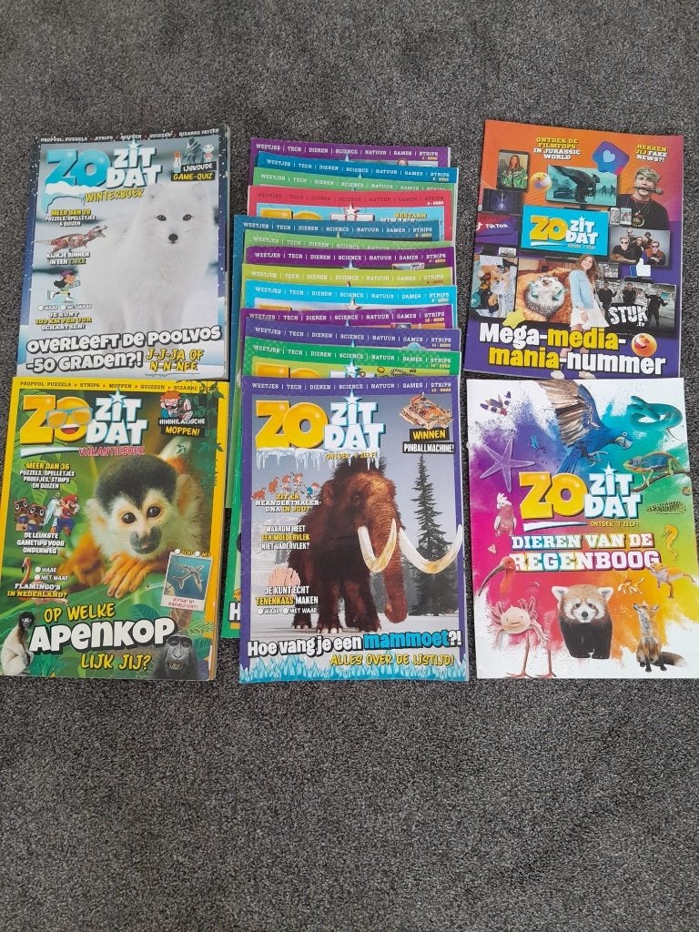 Zo Zit Dat – Complete Jaargang 2022 + 4 Dikke Giga Boeken, Ophalen of Verzenden, Gelezen, Wetenschap en Natuur